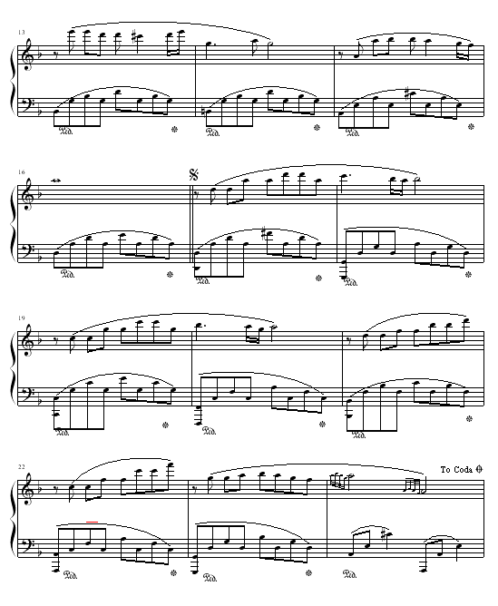 四季調简谱_四季调