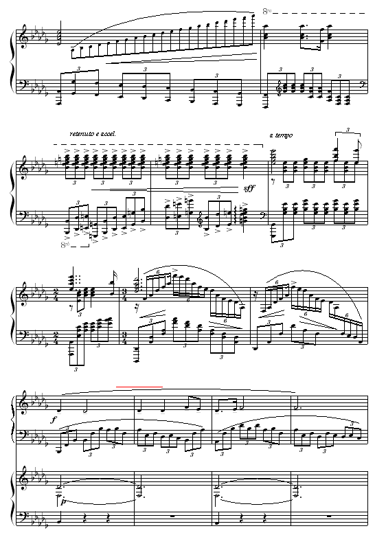 钢琴版黄河曲谱_曹操钢琴版曲谱数字(2)