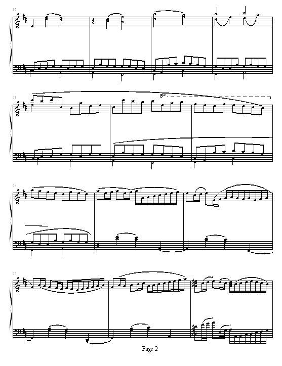 卡农d调简谱_卡农d调数字简谱(3)