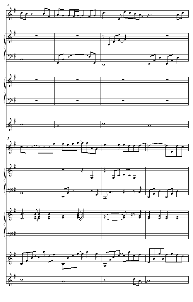 《童话镇》数字简谱_童话镇数字简谱(3)