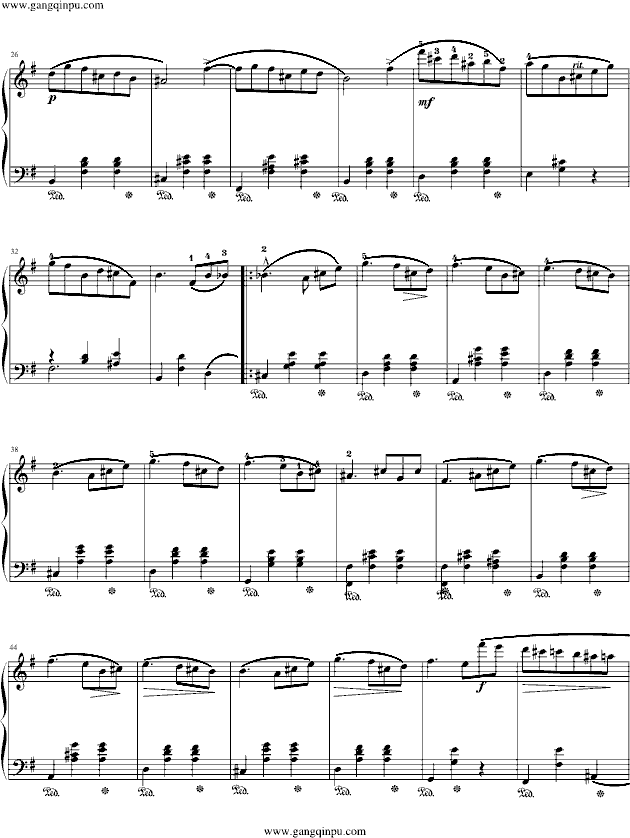 2钢琴谱,圆舞曲op.69 no.2-钢琴谱,圆舞曲op.69 no.