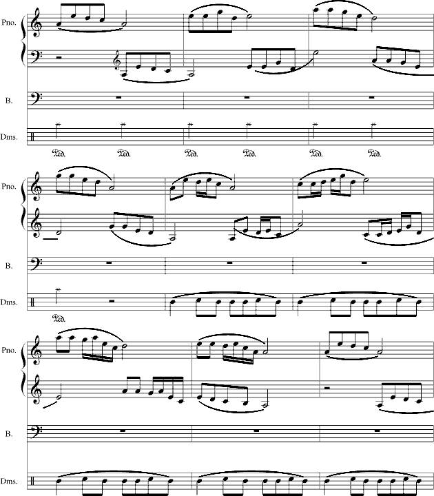 致爱钢琴简谱数字_致你钢琴简谱(3)