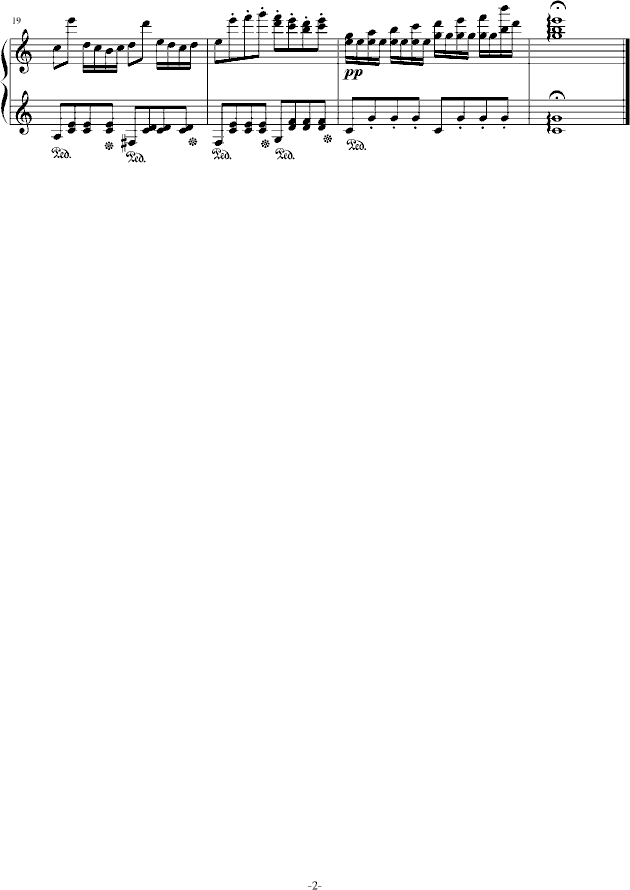 星光闪耀简谱_爱最闪耀钢琴简谱(2)