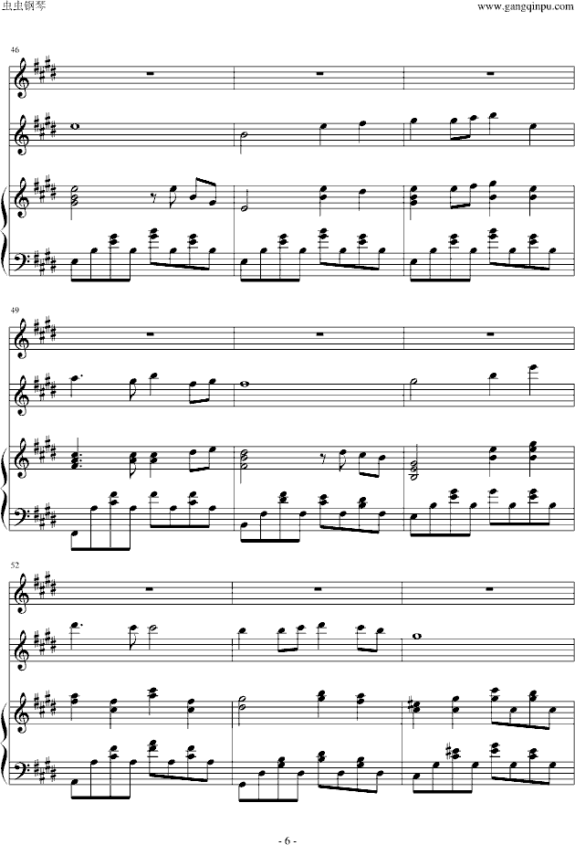 小型钢琴曲谱_钢琴简单曲谱(3)