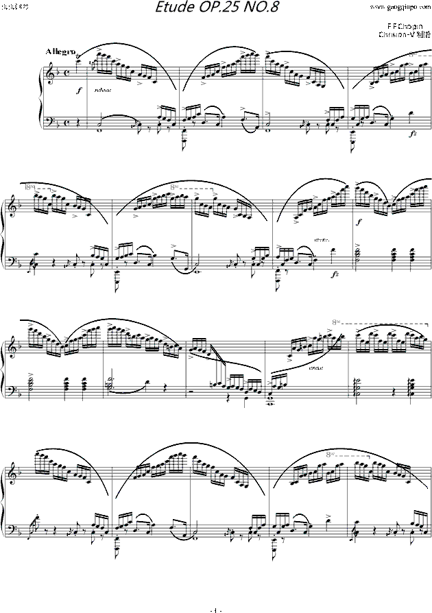 etude op.10 no.8钢琴谱_f调独奏谱__钢琴独奏视频_谱