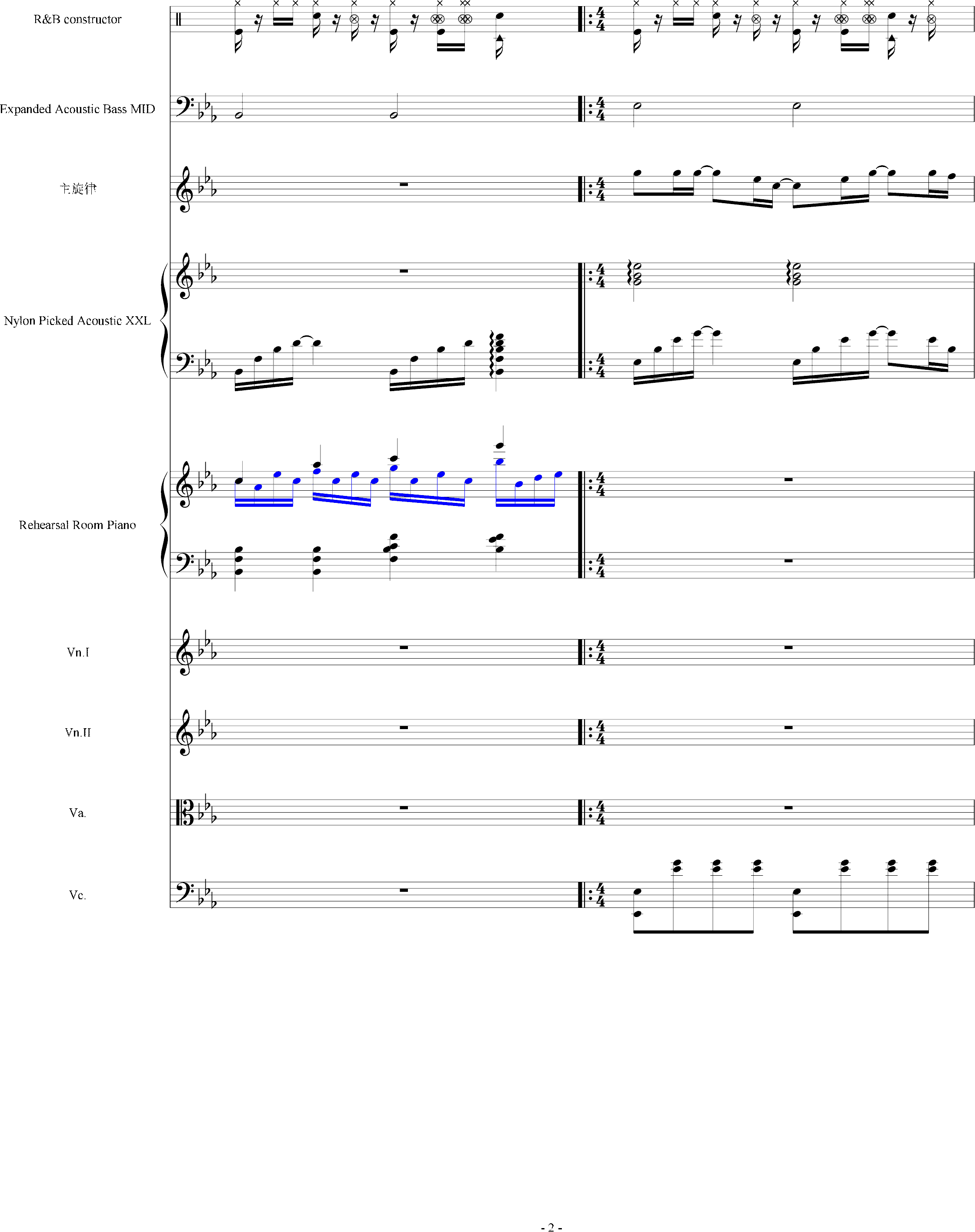 钢琴双手简谱流行歌曲_大鱼钢琴简谱双手(3)