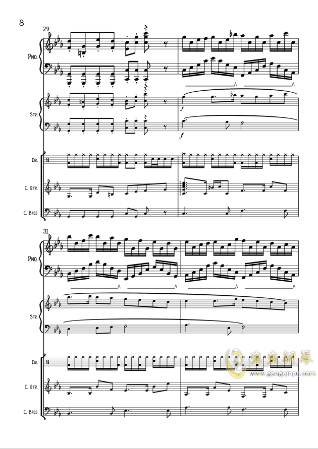 克罗地亚狂想曲手风琴版曲谱_克罗地亚狂想曲曲谱(5)