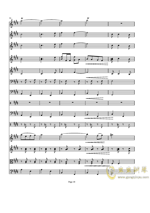 钢琴军队进行曲曲谱_婚礼进行曲钢琴曲谱(2)