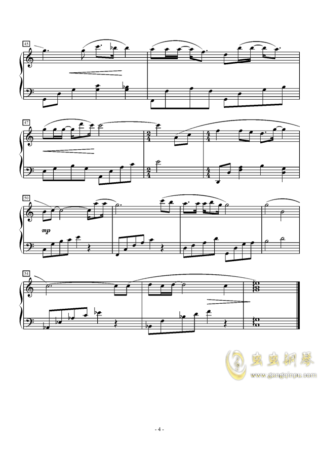 简谱杨丞琳_杨丞琳暧昧钢琴简谱(3)