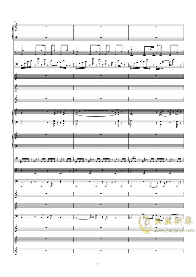 summer钢琴谱数字简谱(2)