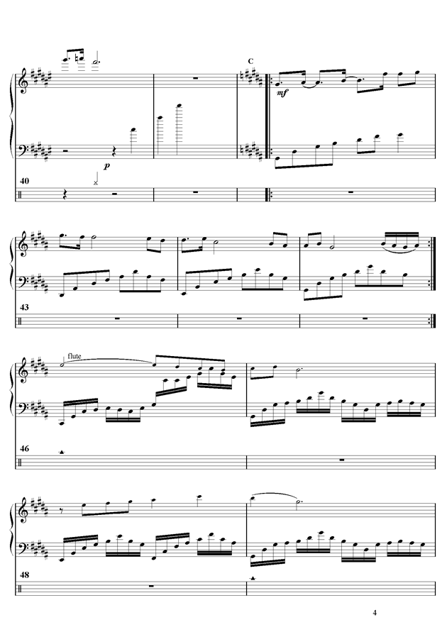 亡灵序曲钢琴数字简谱(5)