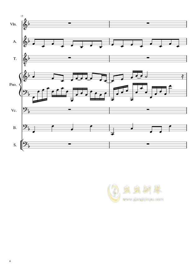 F音阶简谱_升f和声小调音阶简谱