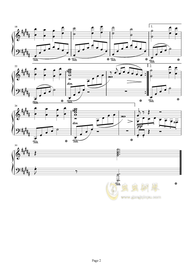 海底曲谱完整版_海底曲谱