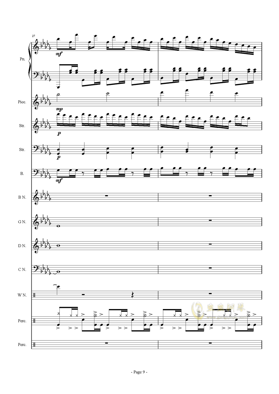 白日梦钢琴曲谱_白日梦我图片(5)