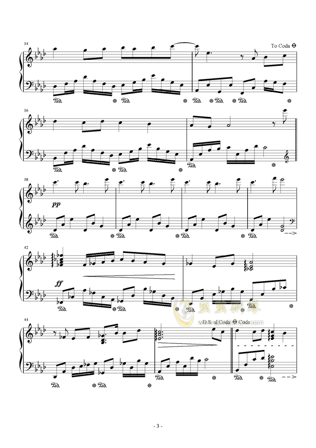 遇见曲谱完整版_遇见钢琴曲谱五线谱(2)