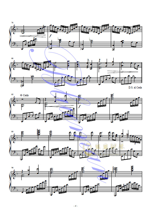 假如爱有天意动态曲谱伴奏_假如爱有天意曲谱