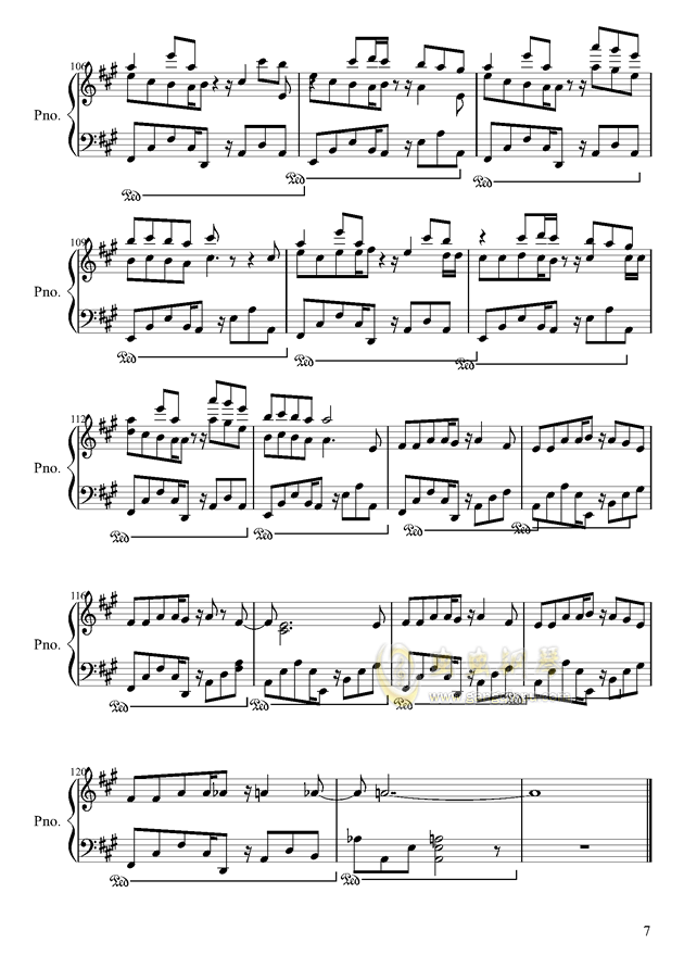 a调曲谱_陶笛曲谱12孔(3)