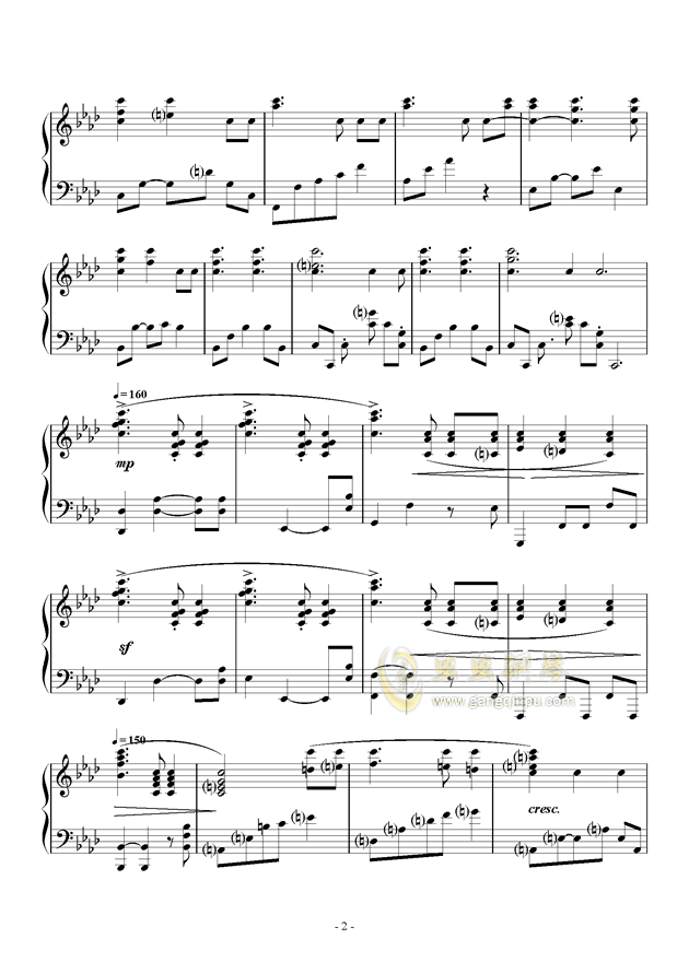 钢琴11级曲谱_钢琴简单曲谱(3)