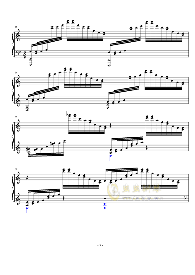 宁死不屈钢琴曲谱(2)