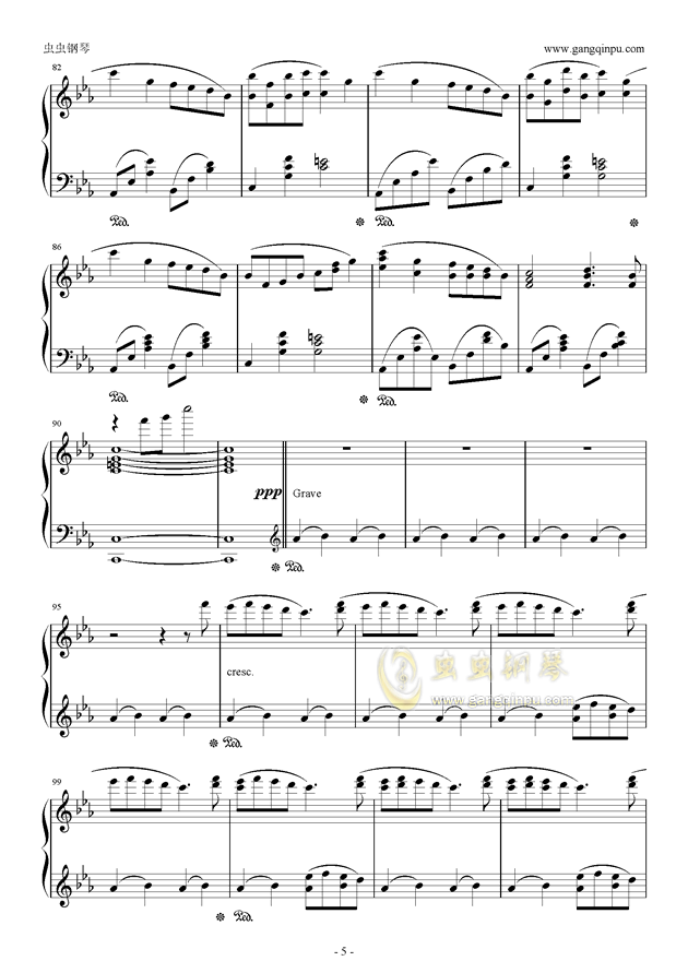fairytale钢琴谱 第5页