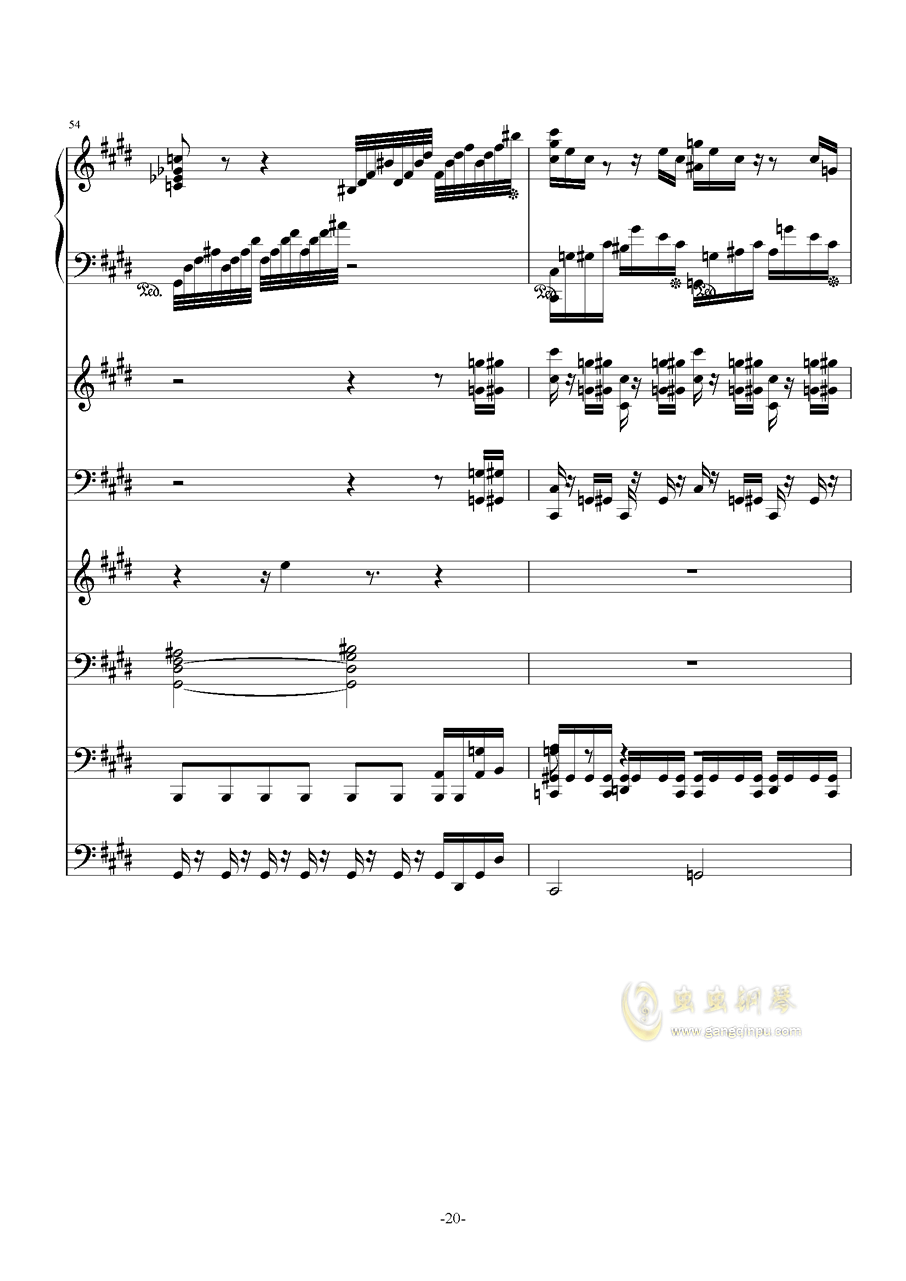 克罗地亚第五狂想曲曲谱_克罗地亚狂想曲曲谱