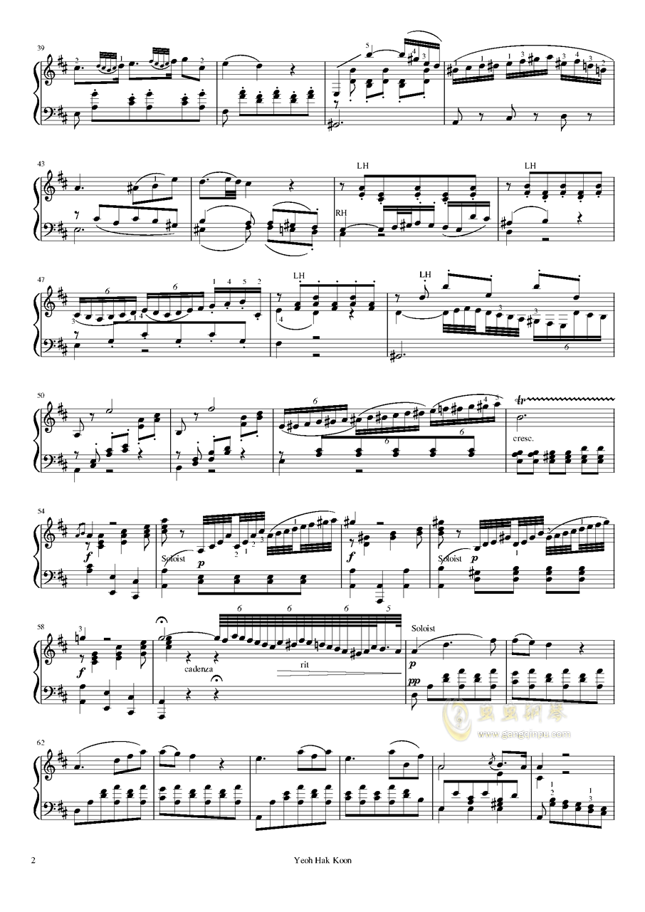  名曲  莫扎特 莫扎特 a大调单簧管协奏曲 k.622 第二乐章