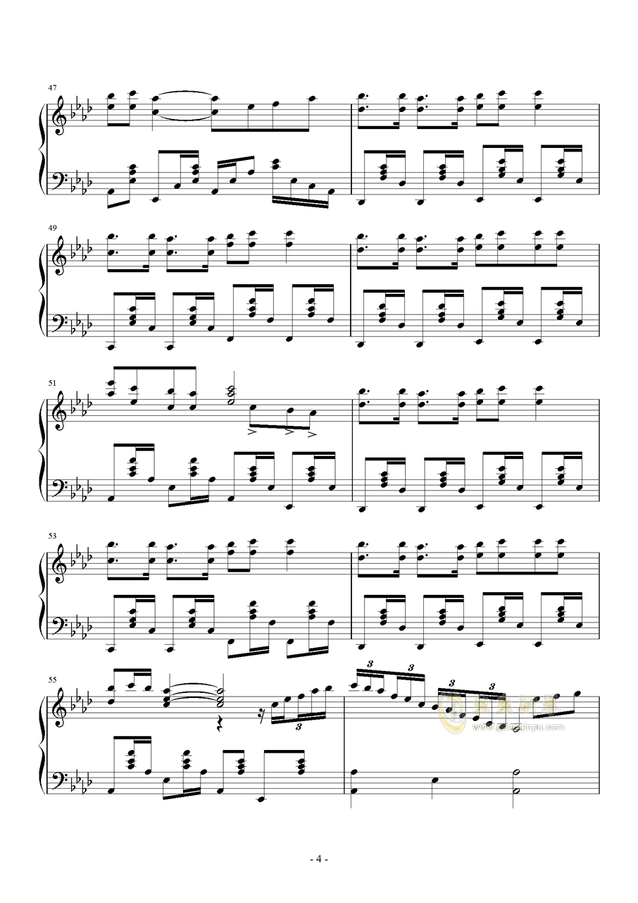 光遇钢琴曲谱神的随波逐流_光遇钢琴曲谱