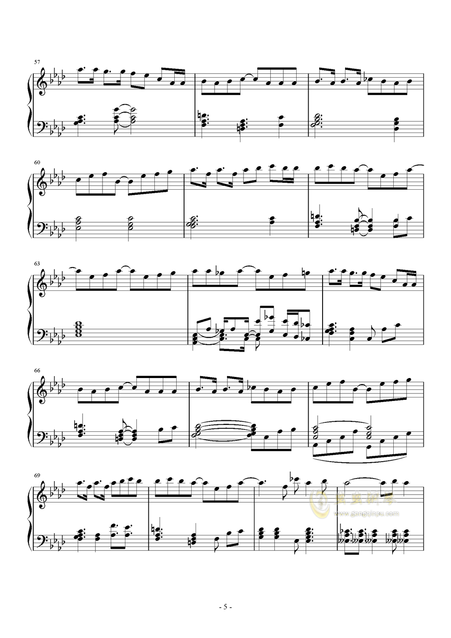 光遇钢琴曲谱神的随波逐流_光遇钢琴曲谱