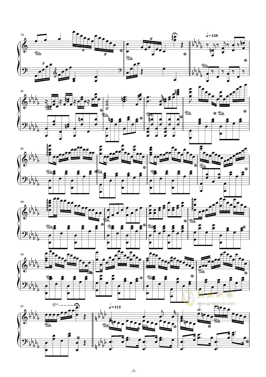 吃鸡主题曲钢琴曲谱_柯南主题曲钢琴曲谱(2)