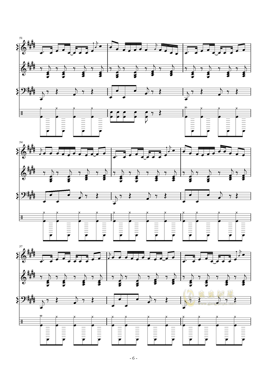 带doremifa的曲谱_陶笛曲谱12孔(2)