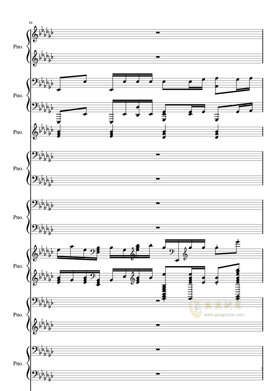 钢琴简谱网站_隐形的翅膀 最简单版 EOP教学曲双手简谱预览2