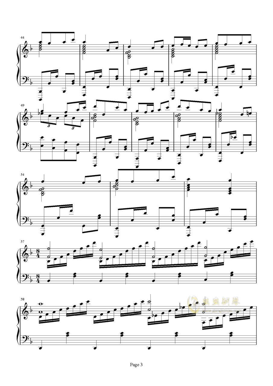 65656开始的曲谱_从开始到现在钢琴曲谱