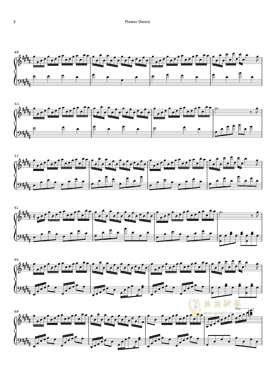 flowerdance古筝独奏曲谱_古筝图片唯美