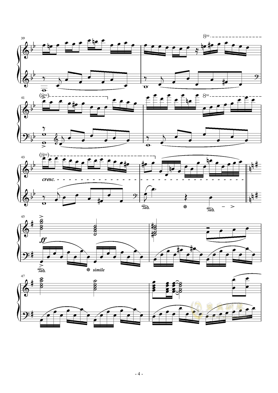 melody曲谱ziv(3)