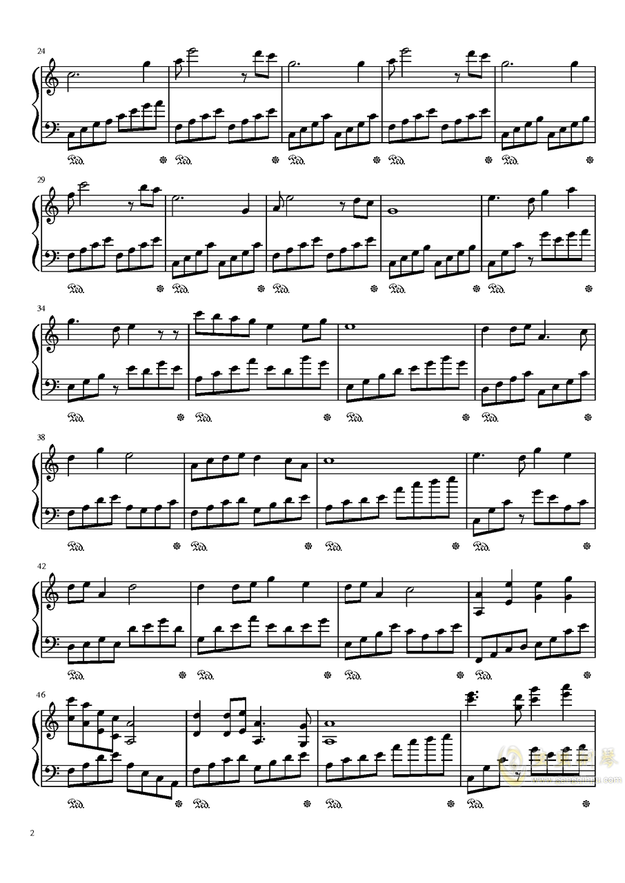 夙念钢琴简谱_大唐荣耀插曲 夙念钢琴谱