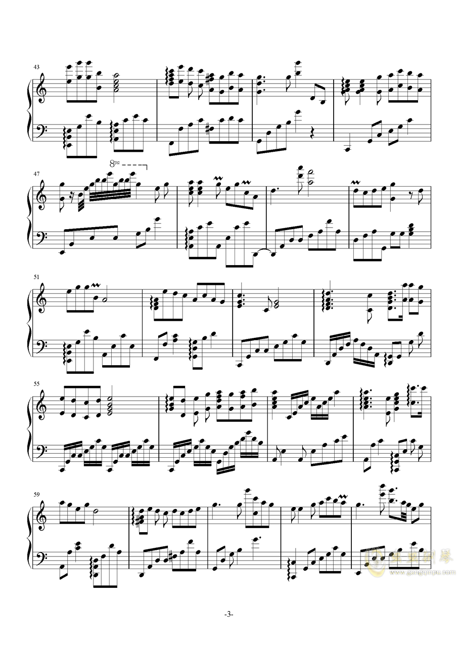 记得钢琴曲简谱_如果声音不记得简谱(3)