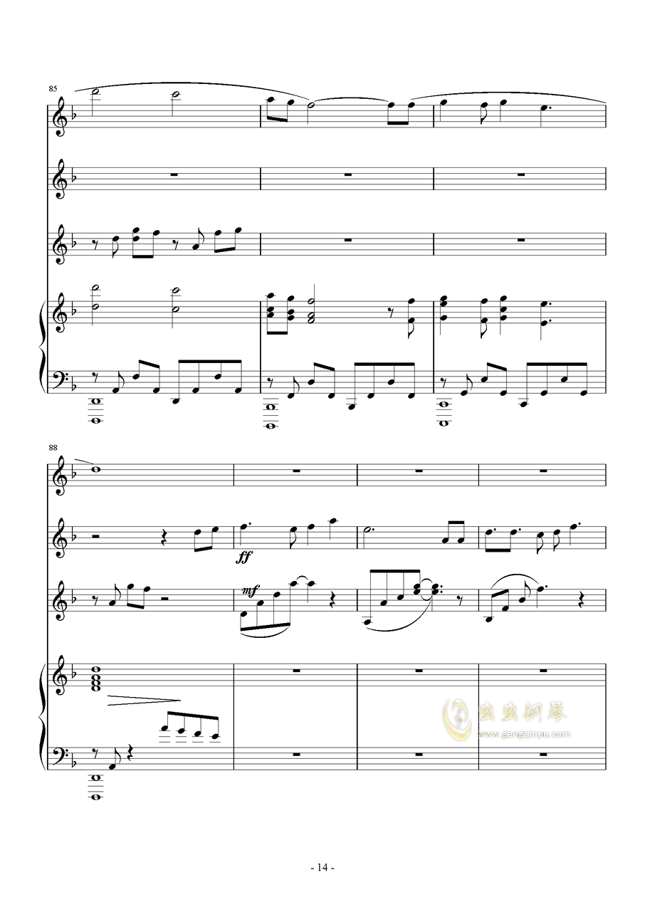 天刀手游曲谱演奏枫叶_天刀手游雅士简单曲谱(4)