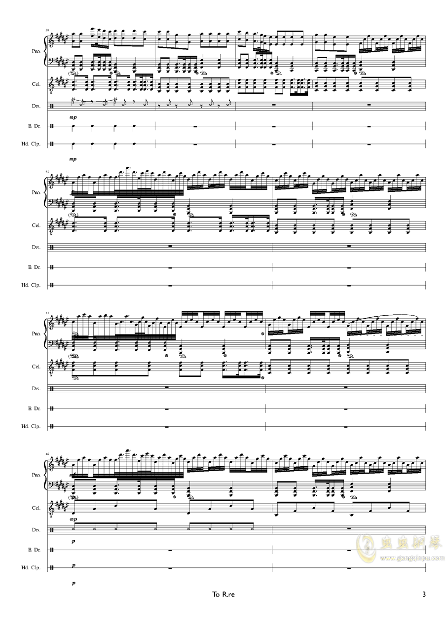 fade曲谱(3)