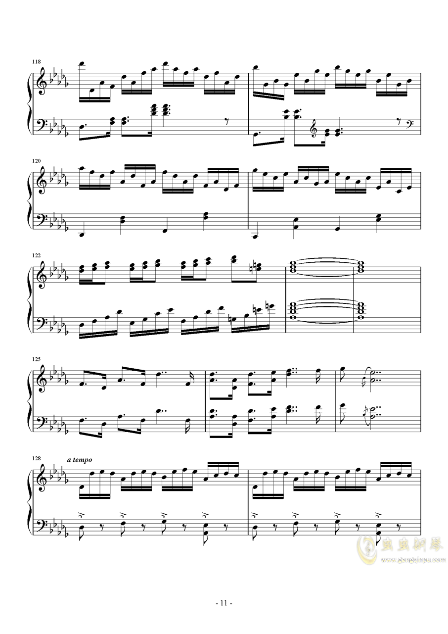 第二钢琴曲谱_第二圆舞曲钢琴简谱