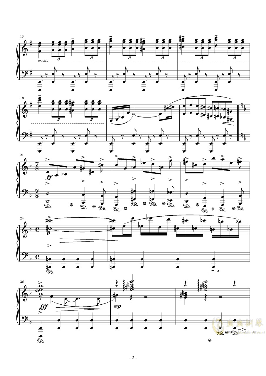 钢琴曲谱CC_钢琴简单曲谱