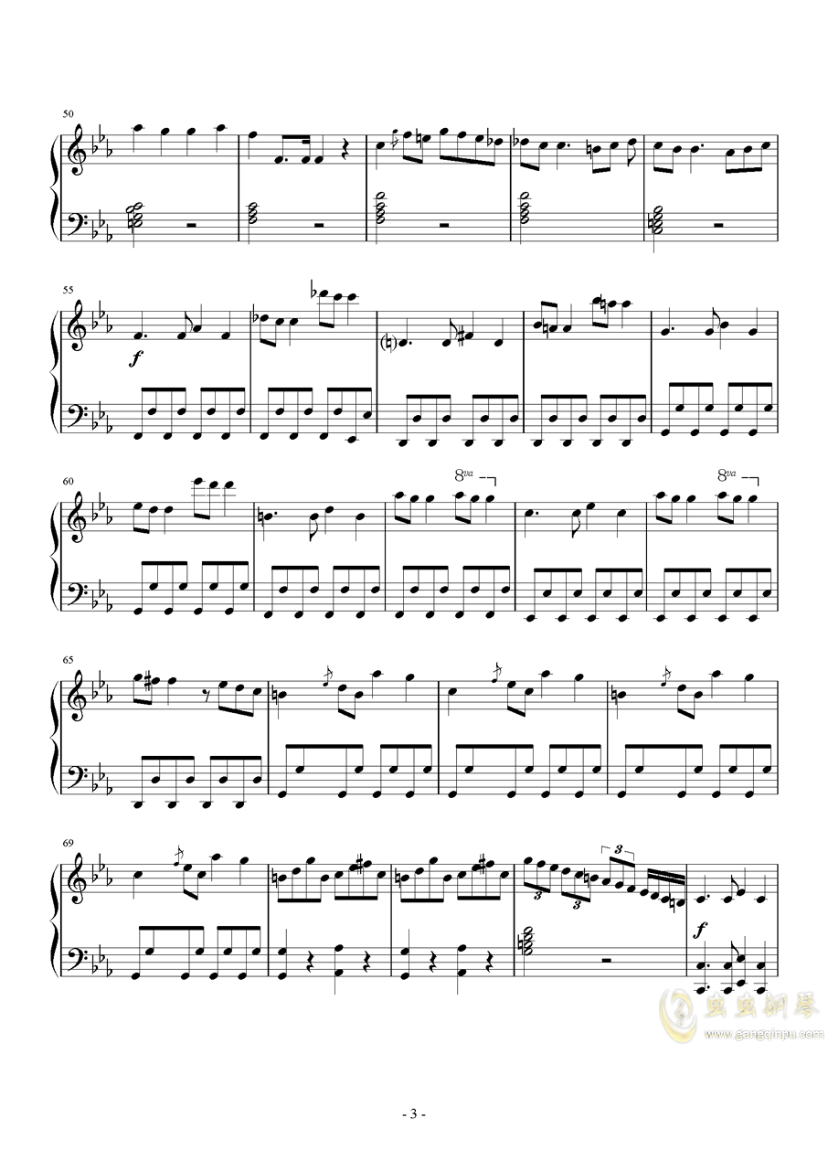 c钢琴曲谱大全_初学者钢琴曲谱大全(2)