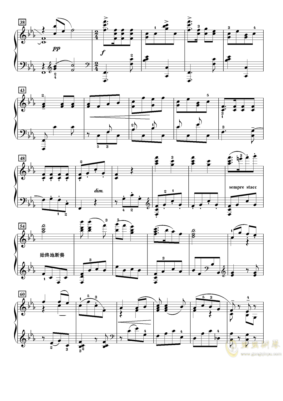 绣金匾王建中钢琴曲谱_绣金匾钢琴曲谱(3)