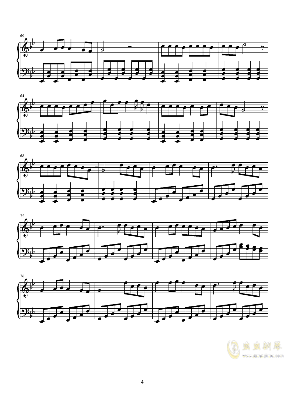 寂静的夜布鲁斯口琴曲谱_布鲁斯口琴曲谱(5)