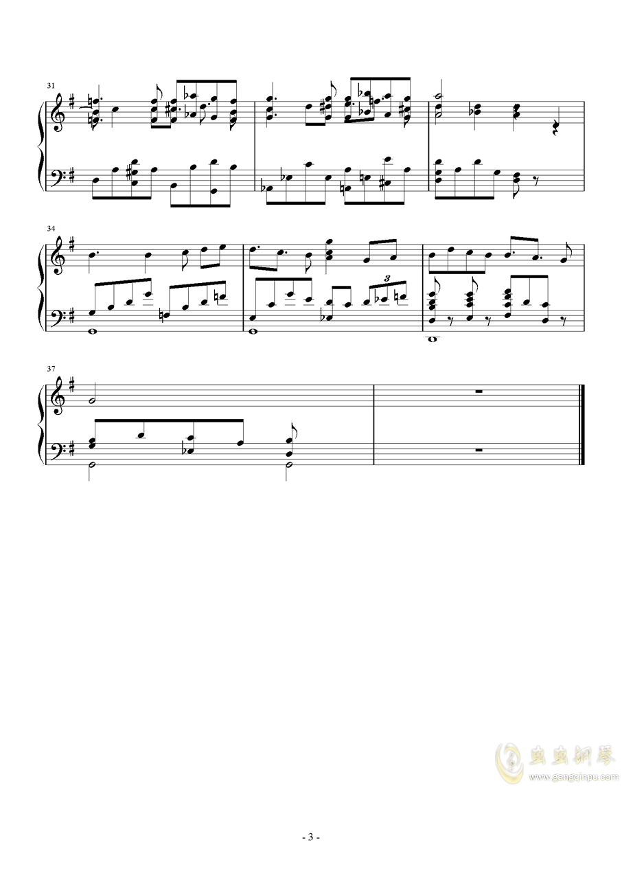 钢琴曲谱歌谱_钢琴曲谱大全简谱歌谱(5)