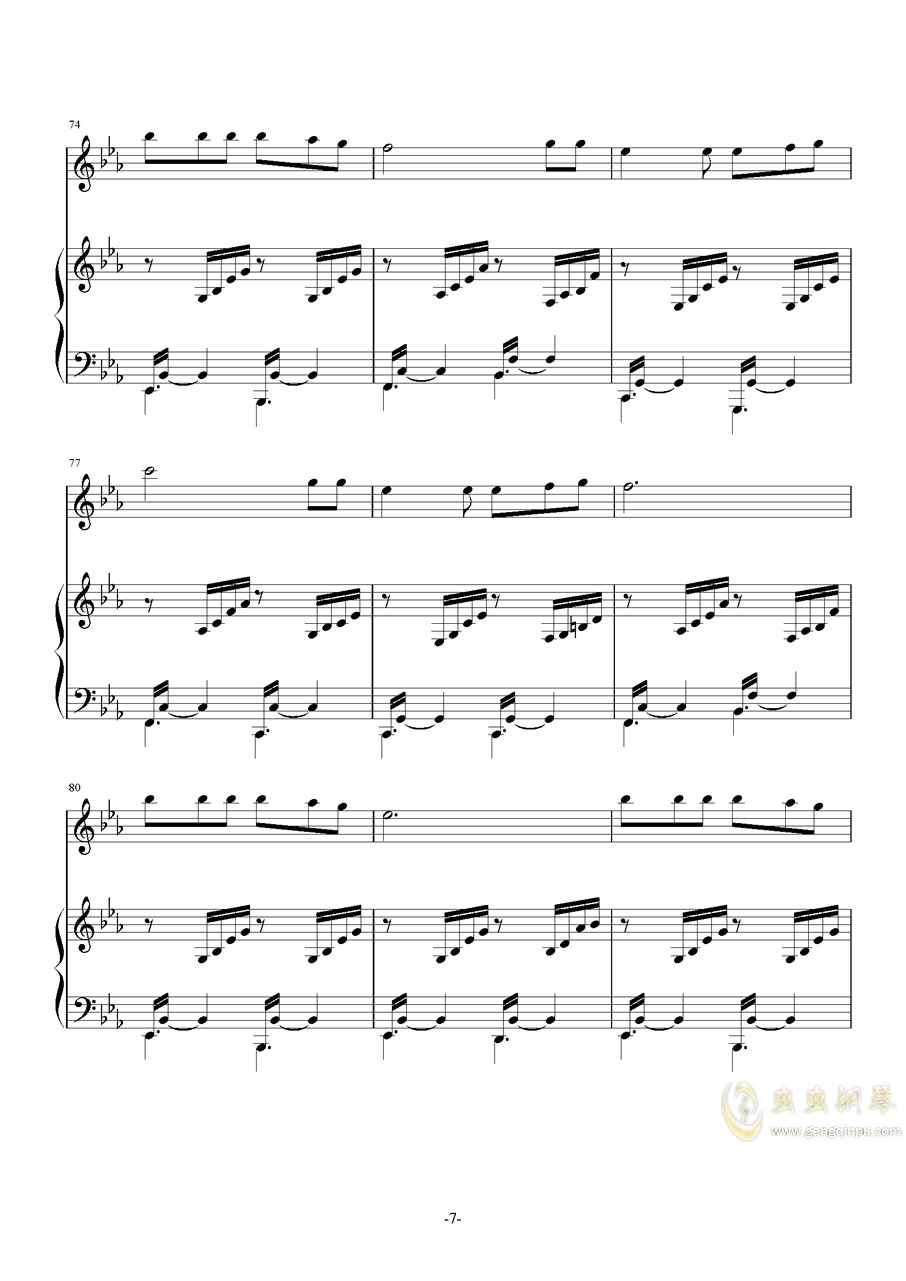 监狱之歌钢琴曲谱_春之歌钢琴曲谱(2)