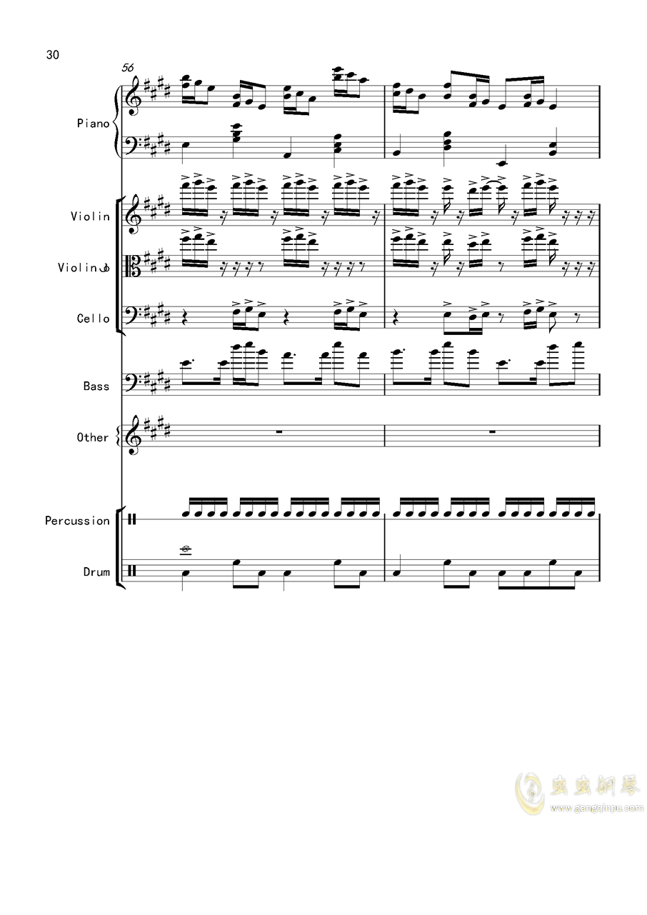 巴斯蒂安世界名曲谱_赛巴斯蒂安