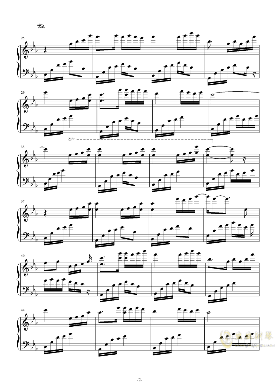 夜的钢琴曲谱13完整版_撒野钢琴曲谱完整版