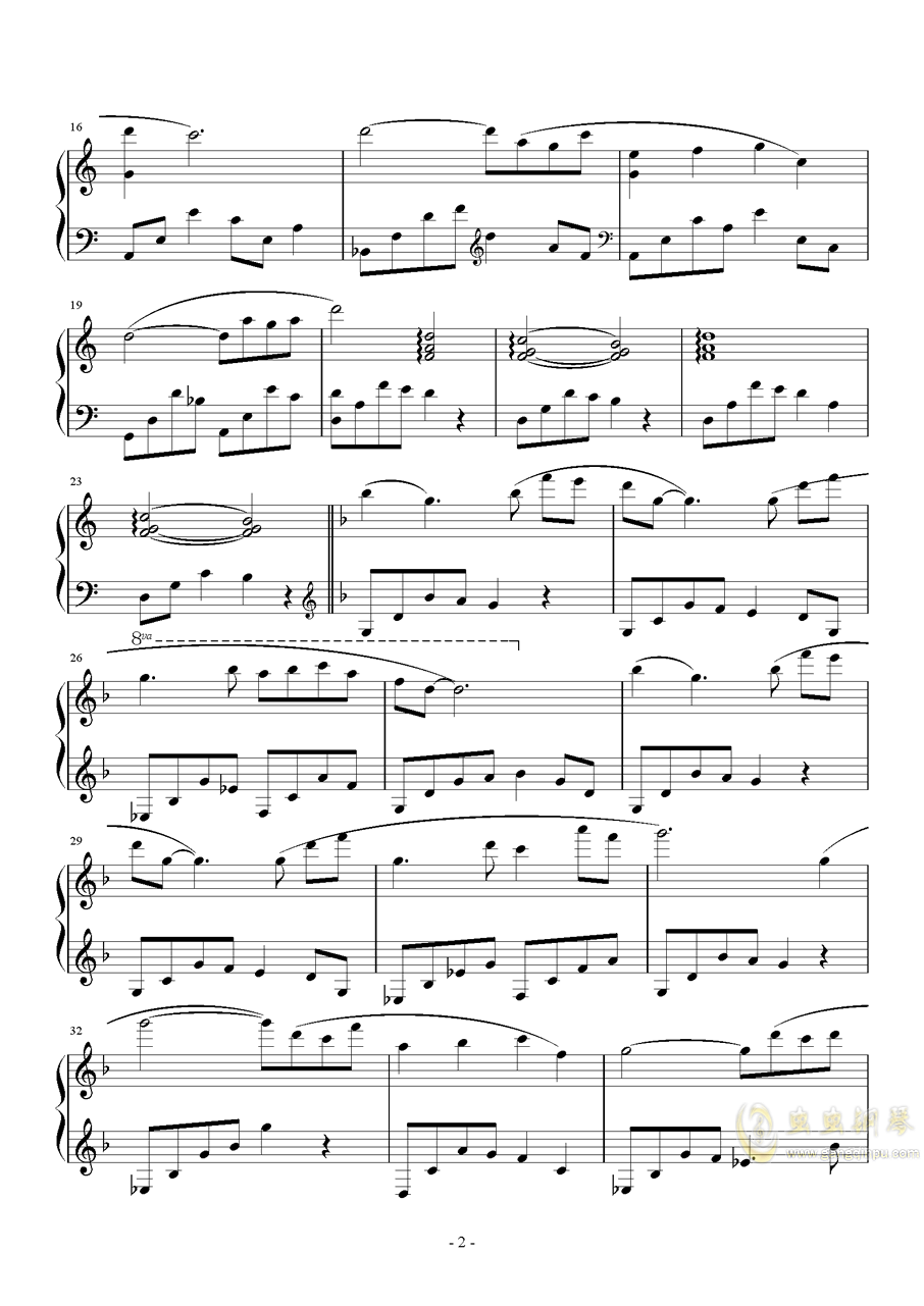 纱织的决意曲谱_陶笛曲谱12孔(5)