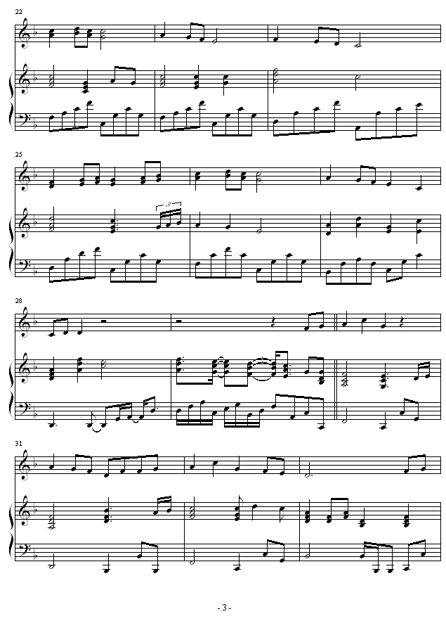 素敌曲谱_陶笛曲谱12孔(3)