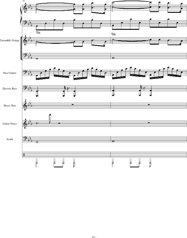 简谱Eb_Eb大调第三交响曲K.18 一(2)